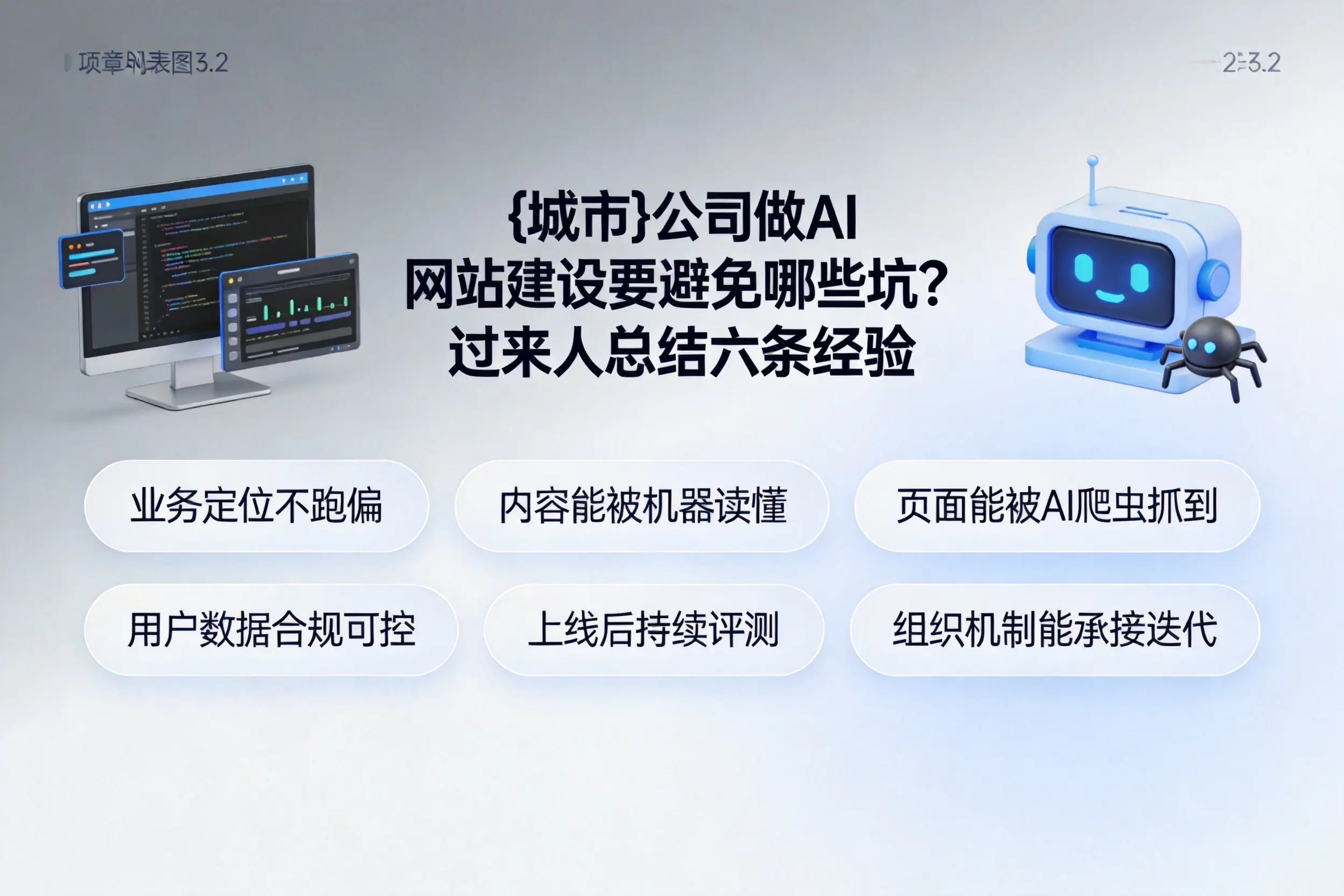 昭通公司做AI网站建设要避免哪些坑?过来人总结六条经验