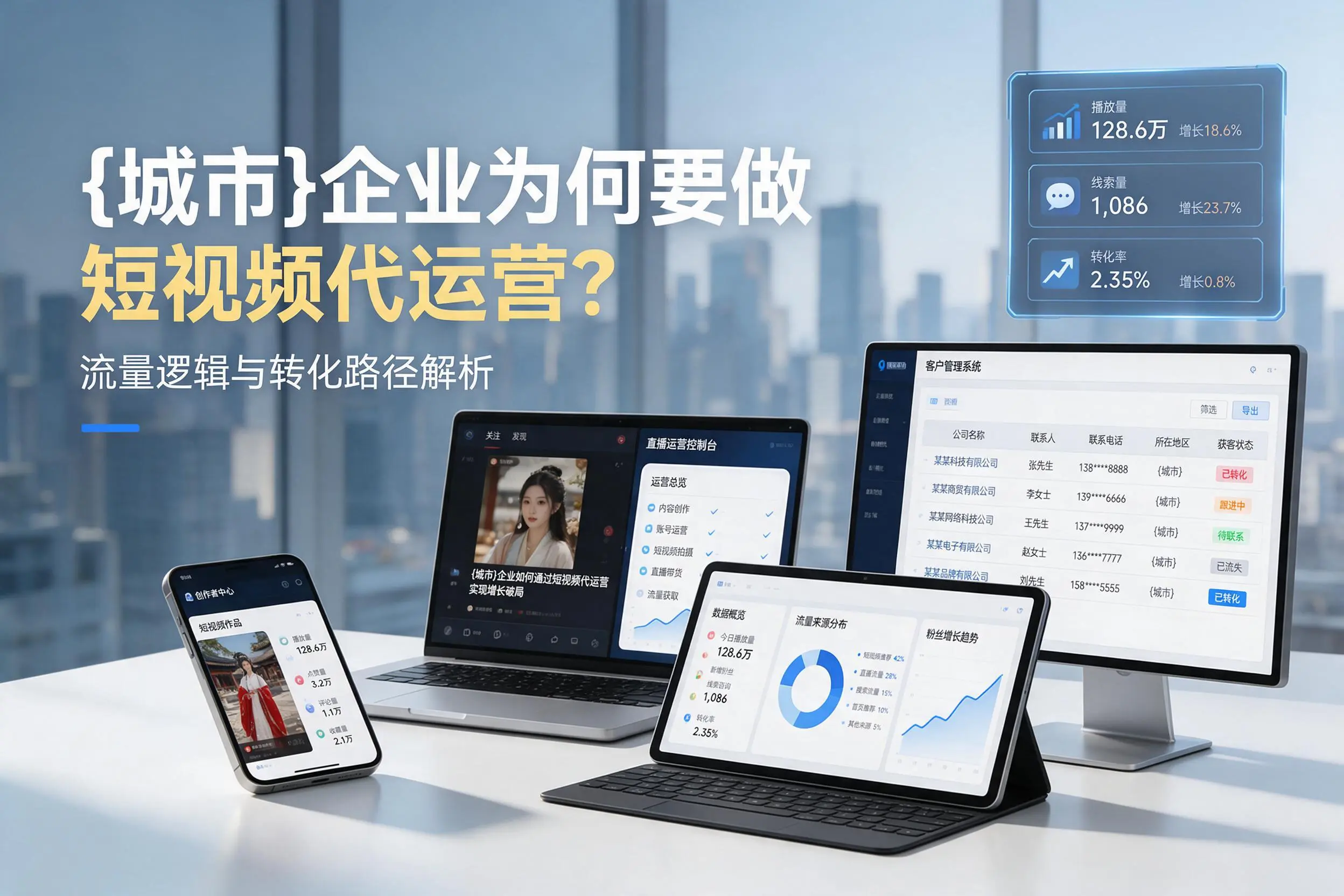 昭通企业为何要做短视频代运营?流量逻辑与转化路径解析