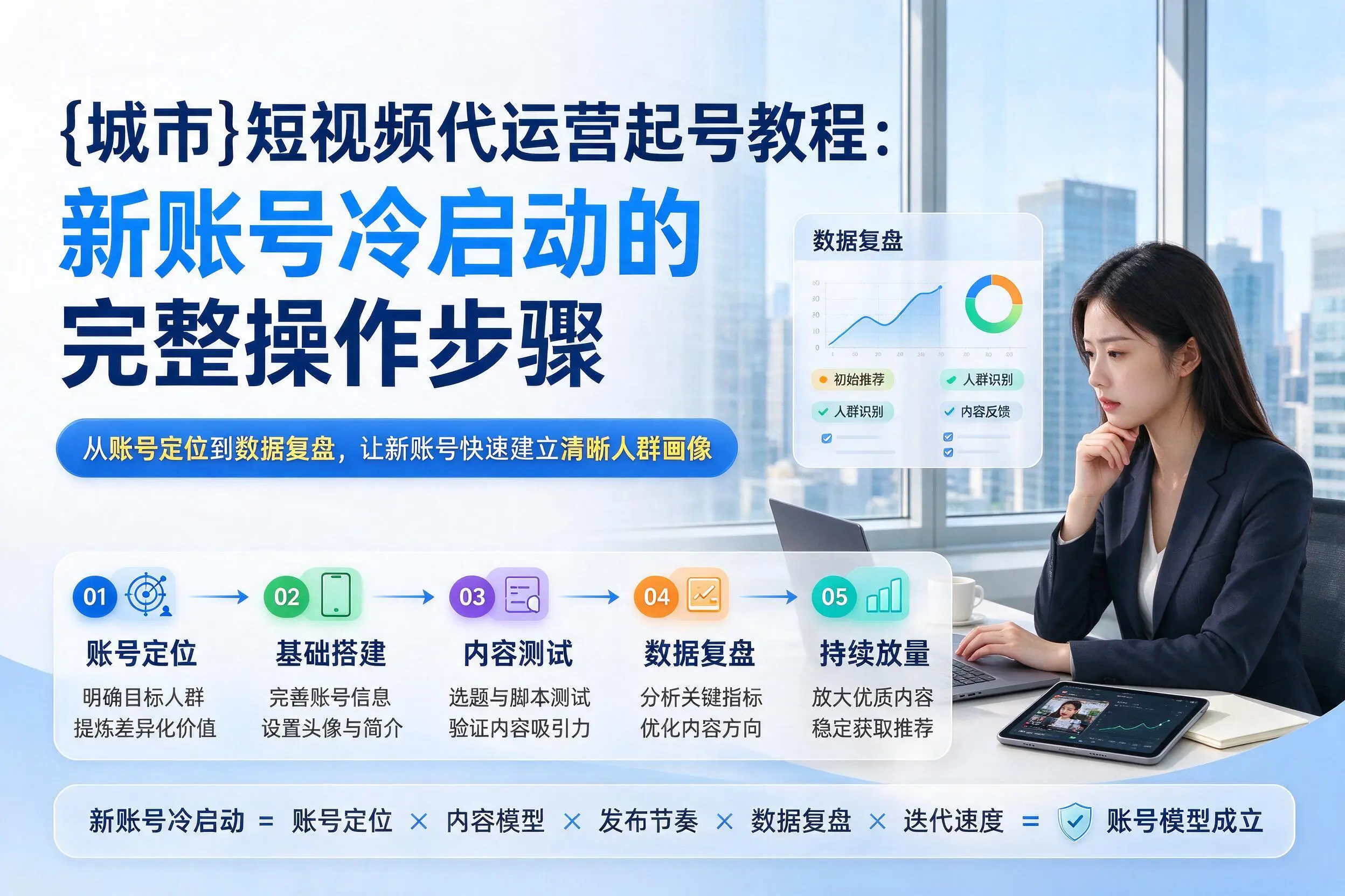 昭通短视频代运营起号教程：新账号冷启动的完整操作步骤