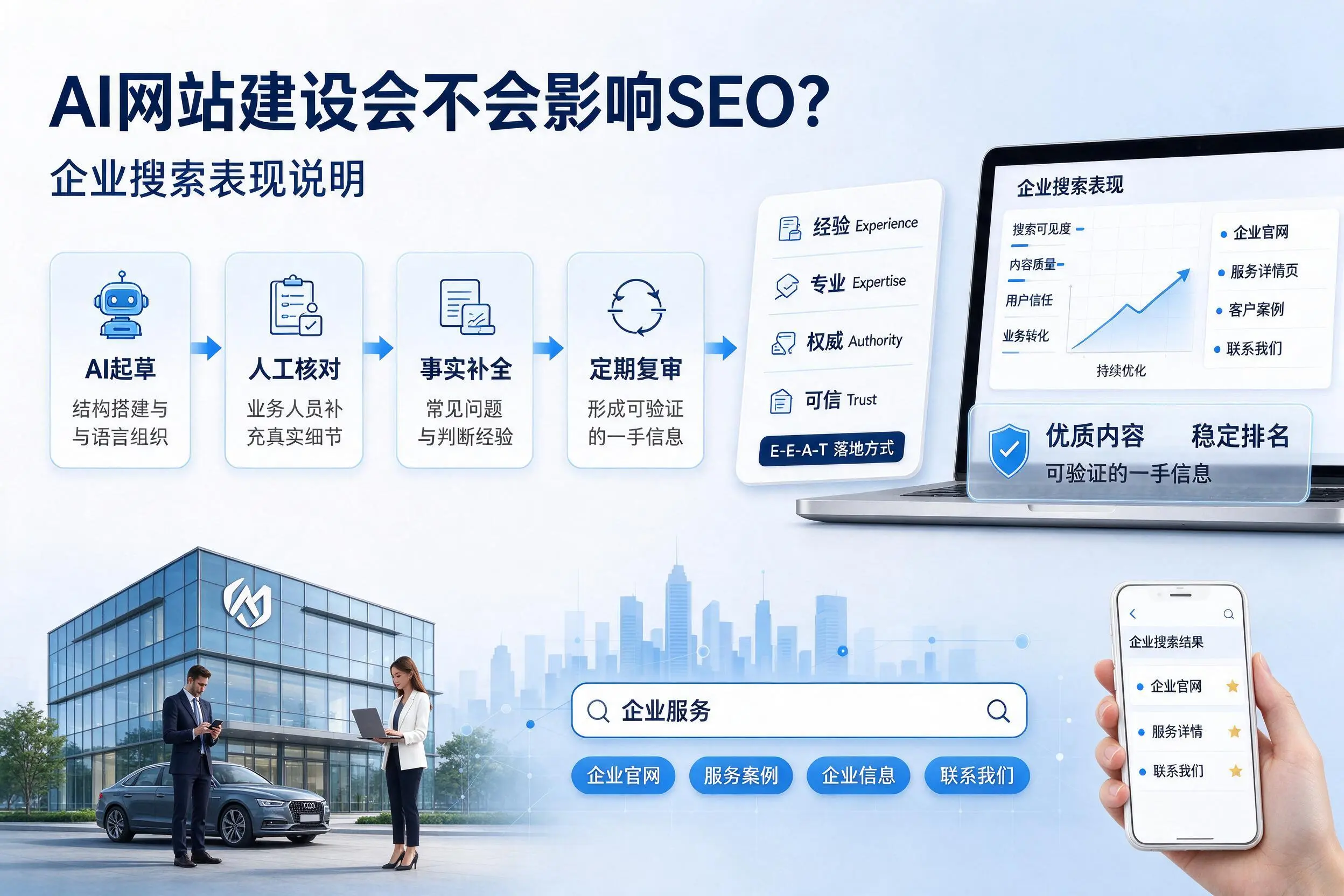AI网站建设会不会影响SEO?昭通企业搜索表现说明