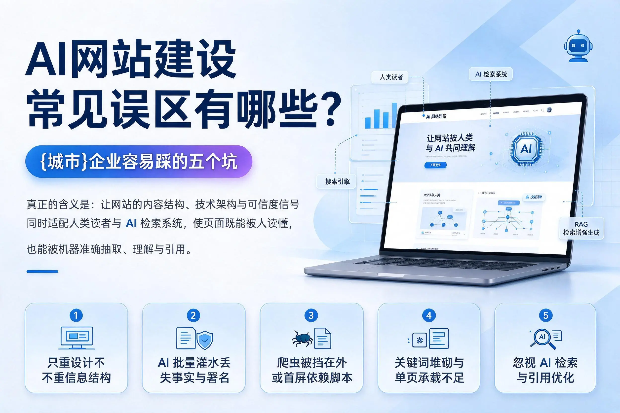 AI网站建设常见误区有哪些?昭通企业容易踩的五个坑
