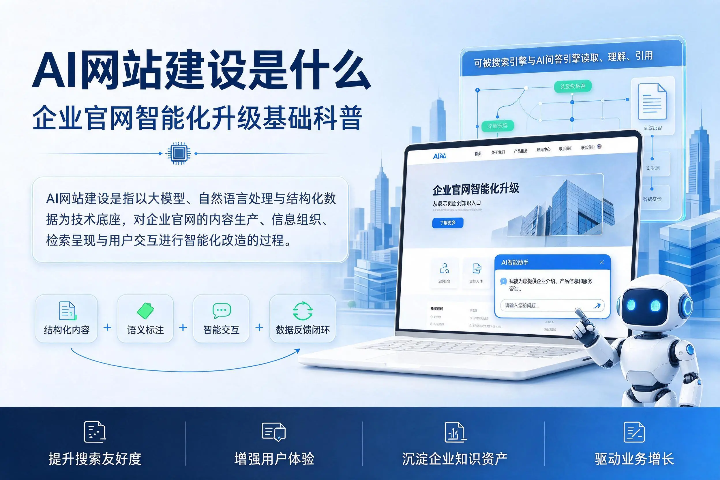 AI网站建设是什么:昭通企业官网智能化升级基础科普