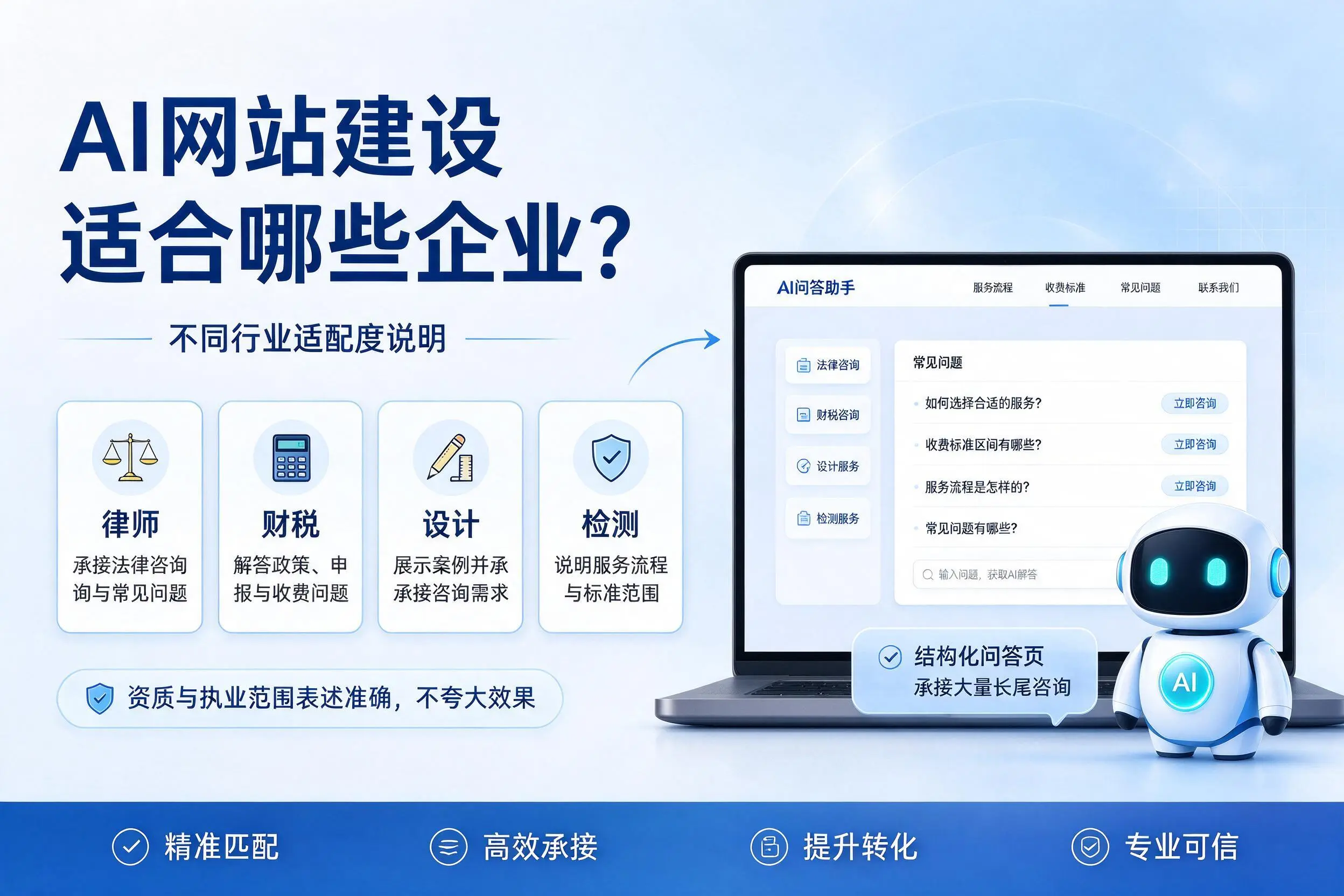 AI网站建设适合哪些企业？昭通不同行业适配度说明